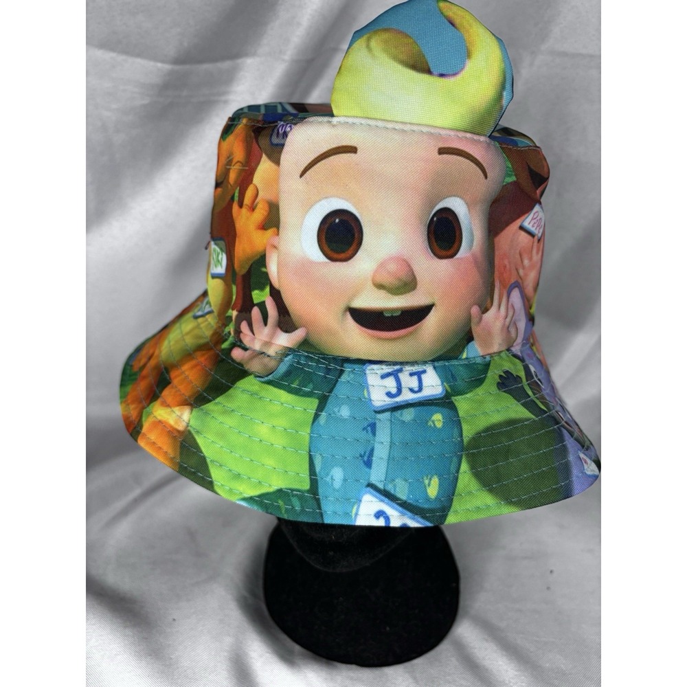 Cocomelon JJ Bucket Hat Reversible Sun Hat Boys And‎ Girls